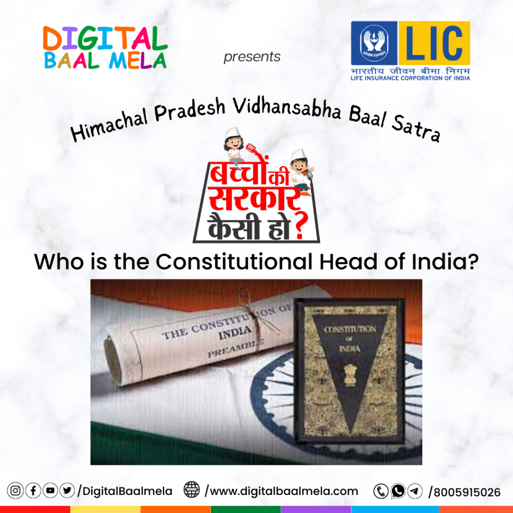 Who is the constitutional head of India?