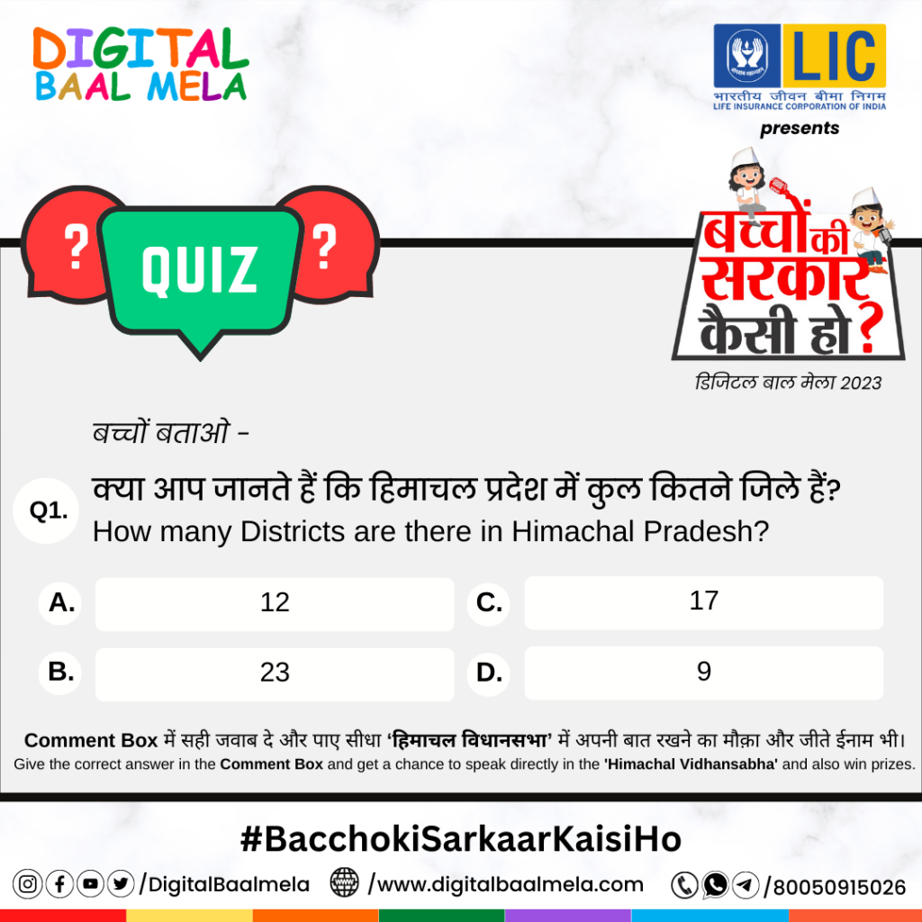 हिमाचल प्रदेश में कितने जिले?