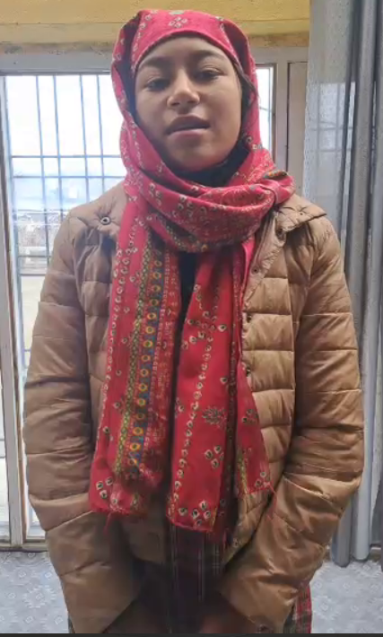 कक्षा 10 वीं की छात्रा सोनू